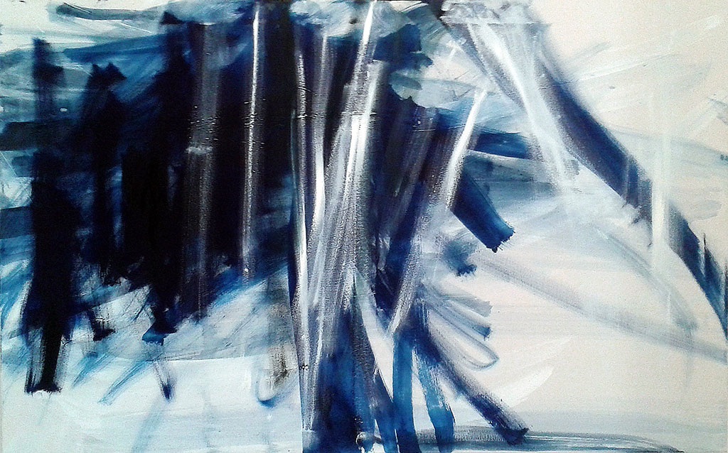 no title, 2015   Oil on canvas
85 x 135 cm