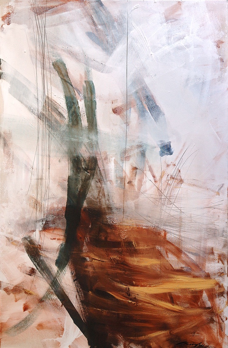 A Genesis, 2006   Oil on canvas
150 x 100 cm