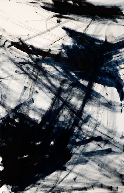 no title, 2008   Oil and graphite on canvas
170 x 110 cm